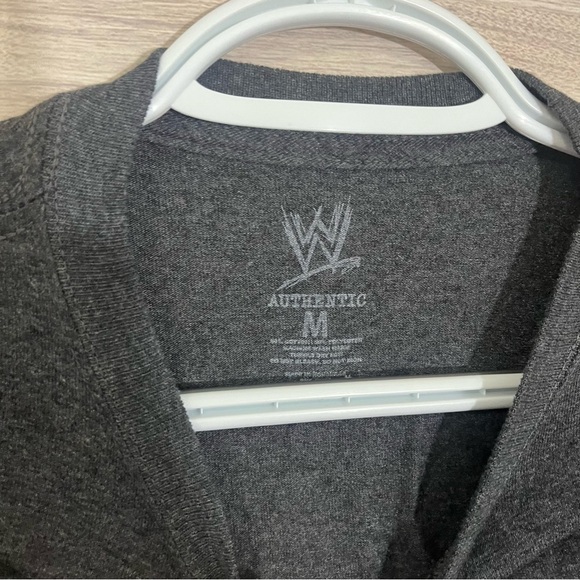 CM Punk Wrestling WWE Authentic Medium In Punk We Trust Gray Graphic Tee T Shirt - Picture 3 of 5